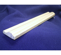 32 x 12mm U/S Redwood Dressed Panel Bead No.4